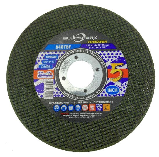 BLUE SHARK 125MM X 1MM CUT OFF DISC GREEN (TIN 25)