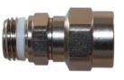 LOW PRESSURE NICKLE PLATED BRASS M& F SWIVEL 1/8 BSP