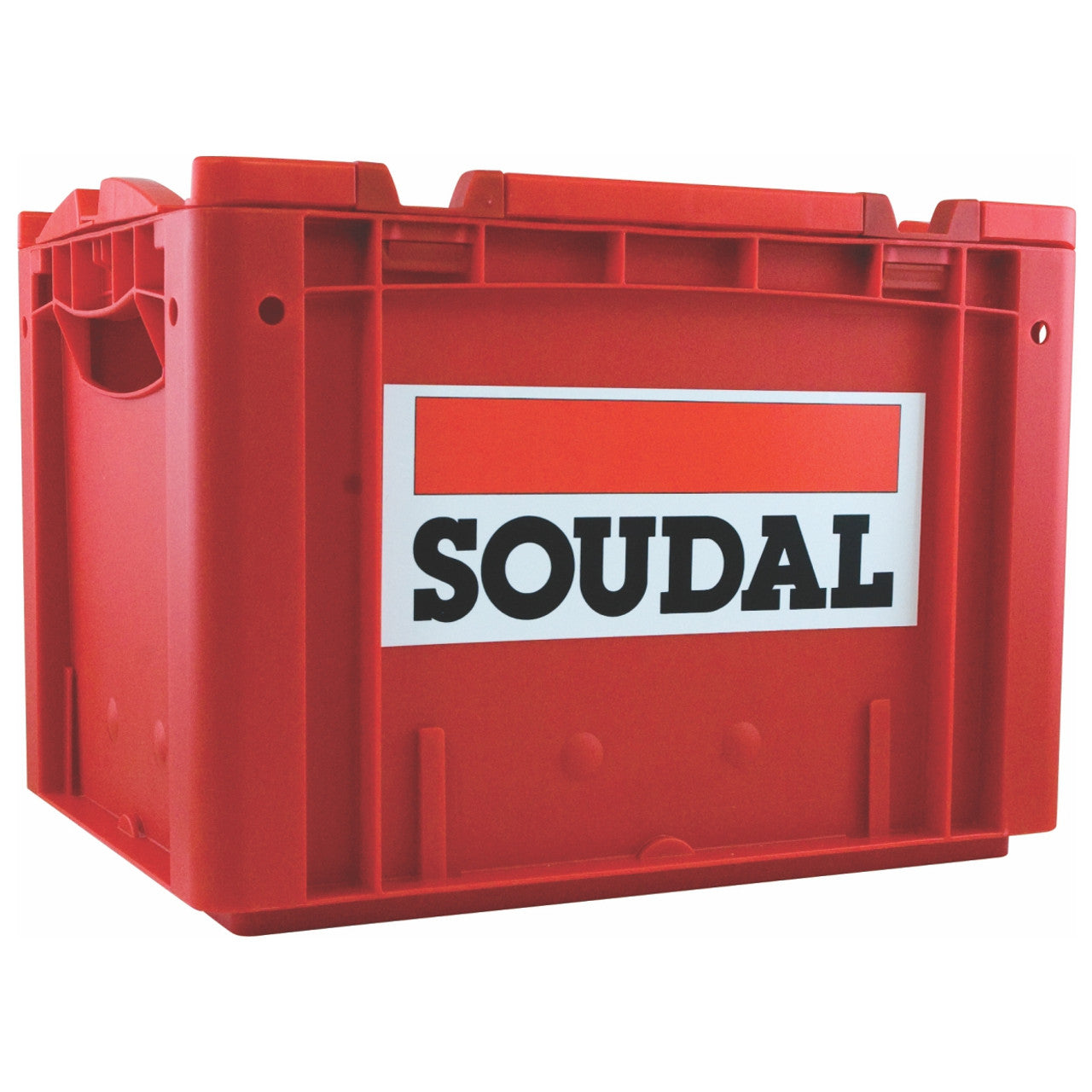 SOUDAL STACKABLE RED SOUDAL CASES WITH FOLDING LID RED