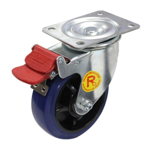 150MM REB RUBBER WHEEL 225KG CAPACITY CASTOR (S6042B)