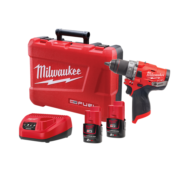 MILWAUKEE M12 FUEL 13MM HAMMER DRILL / DRIVER KIT