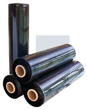 S/WRAP BLACK PREM 500 X 400M X 25 MICRON (CARTON OF 4)