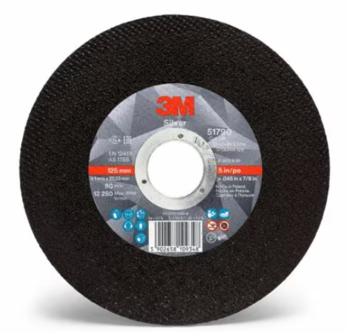 3M SILVER CUT OFF WHEEL 125MM PROMO SQR BUCKET