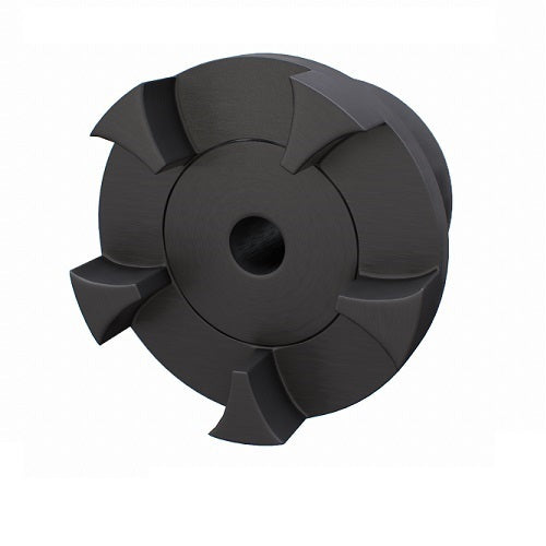 CURVED JAW COUPLING GE38-1 PILOT BORE STEPPED HALF