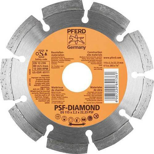 DIAMOND BLADE DS 100X1,6X16/20 PSF