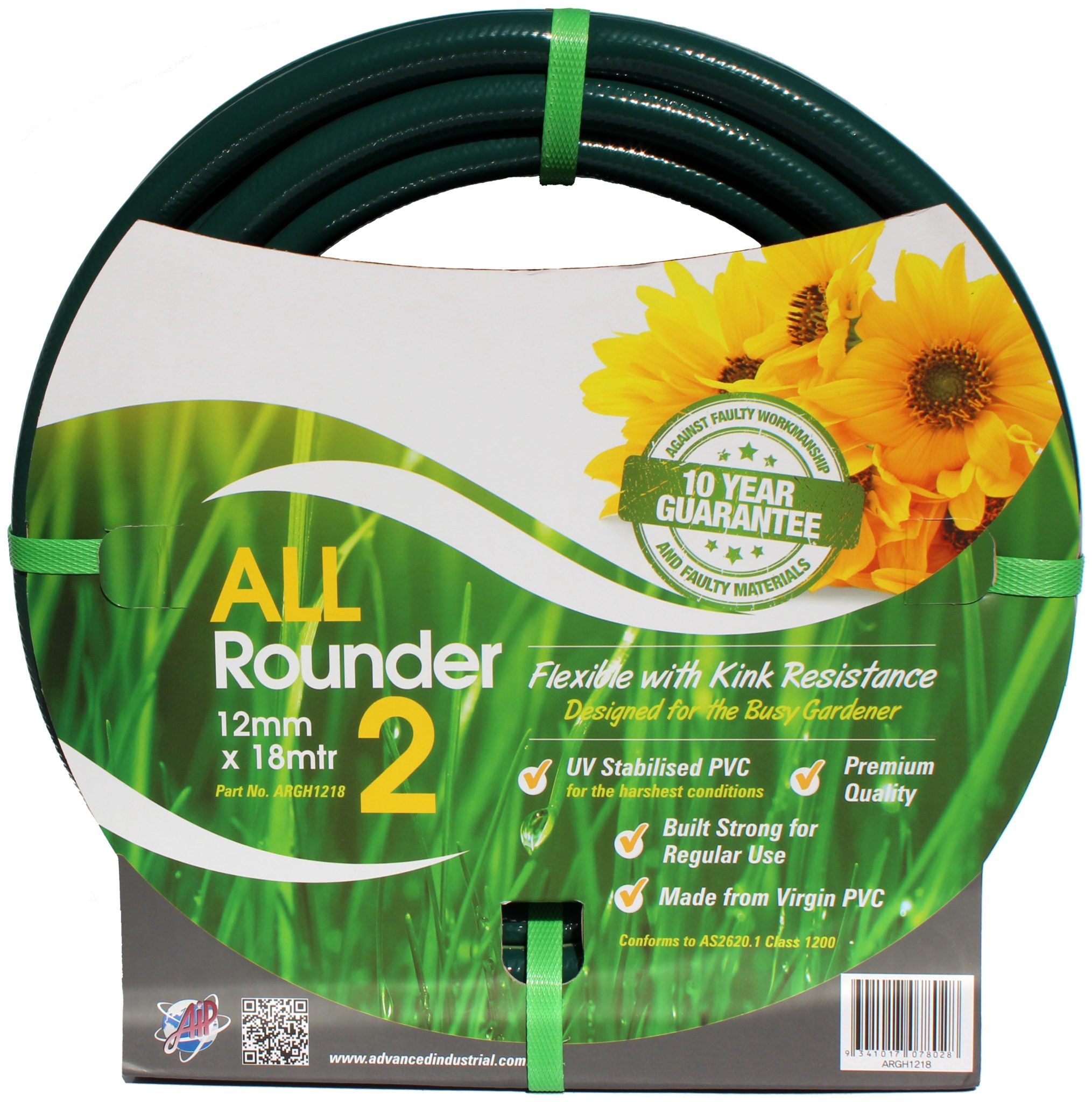 GARDEN HOSE 12MM X 30MTR FITTED - ALLROUNDER II