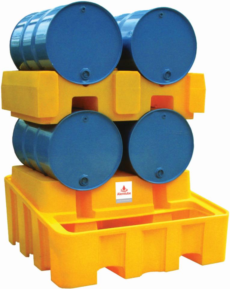 4 DRUM STACK SPILL CONTAINER POLY