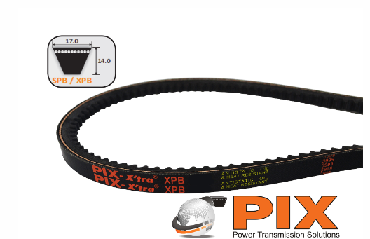 VEE BELT RAW EDGE COGGED PIX SPBX4060 (5VX1600) / 4088MM OUTSIDE