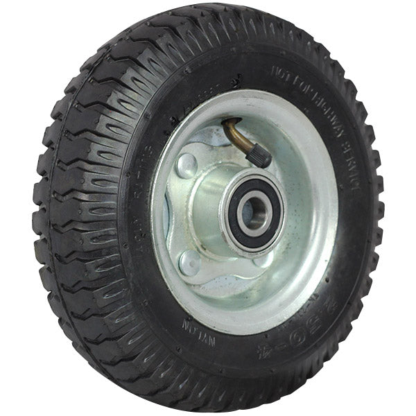 210MM STEEL CENTRED PNEUMATIC WHEEL | 5/8" AXLE