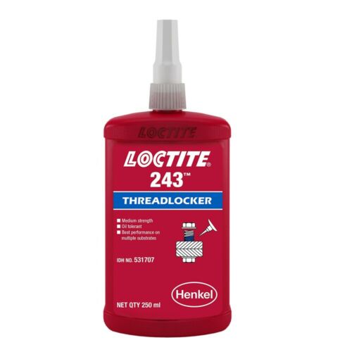 Loctite Threadlocker - Medium Strength - Blue - 250ml Bottle