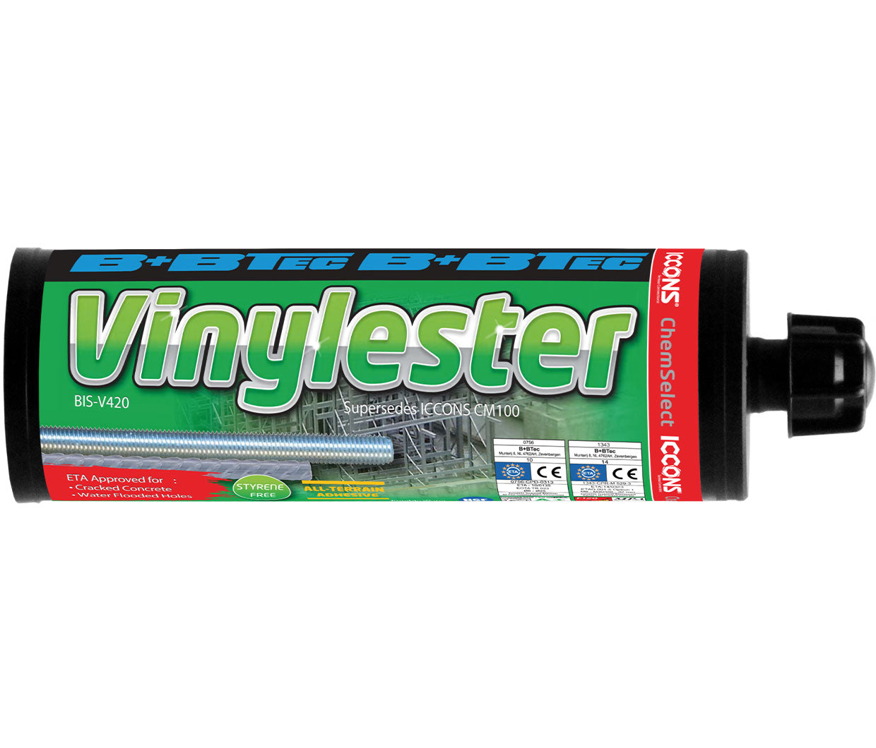 VINYLESTER STYRENE FREE 420ML INJECTION SYSTEM