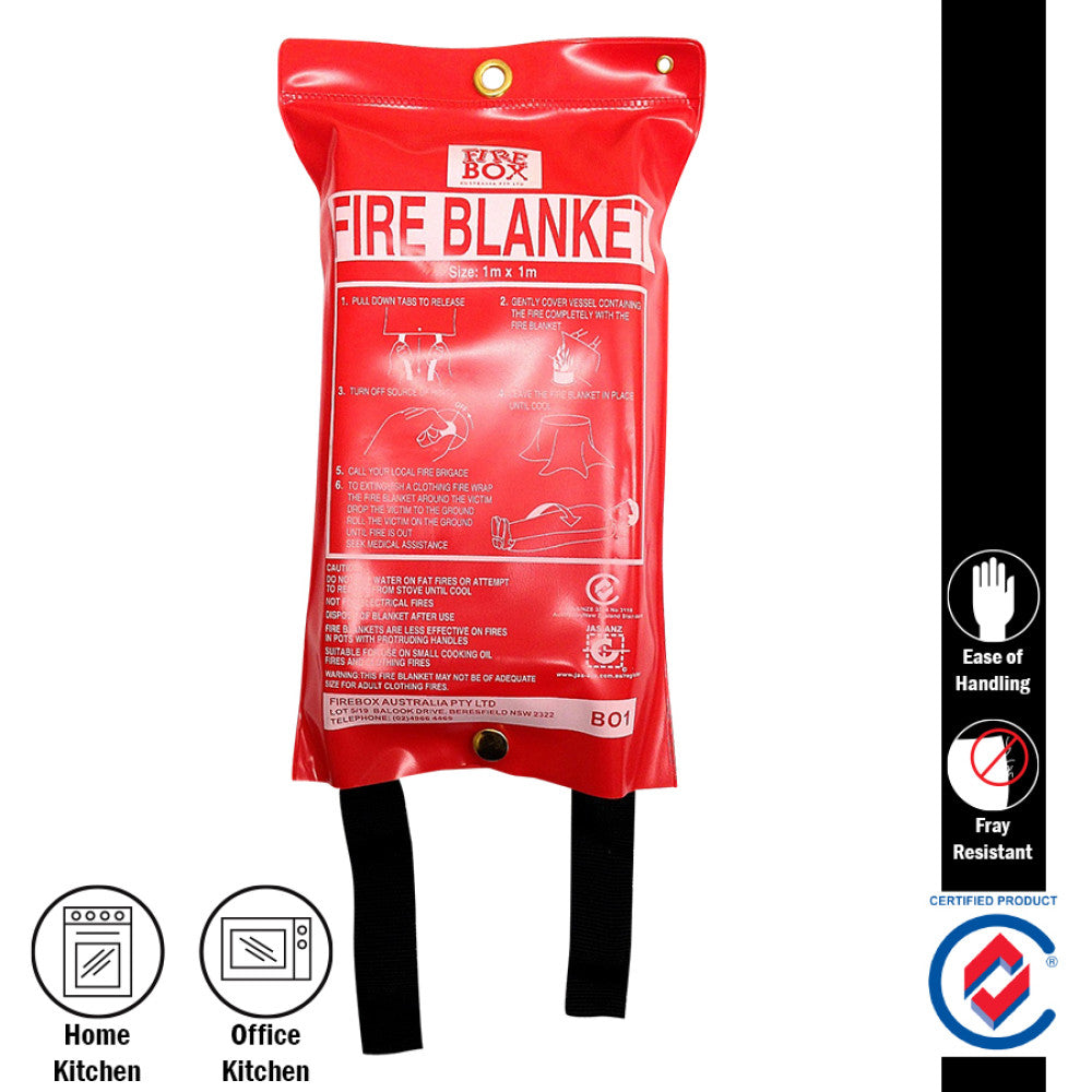 1.0MTR X 1.0MTR FIRE BLANKET