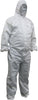 CHEMGUARD' SMS DISPOSABLE COVERALLS - WHITE - MEDIUM