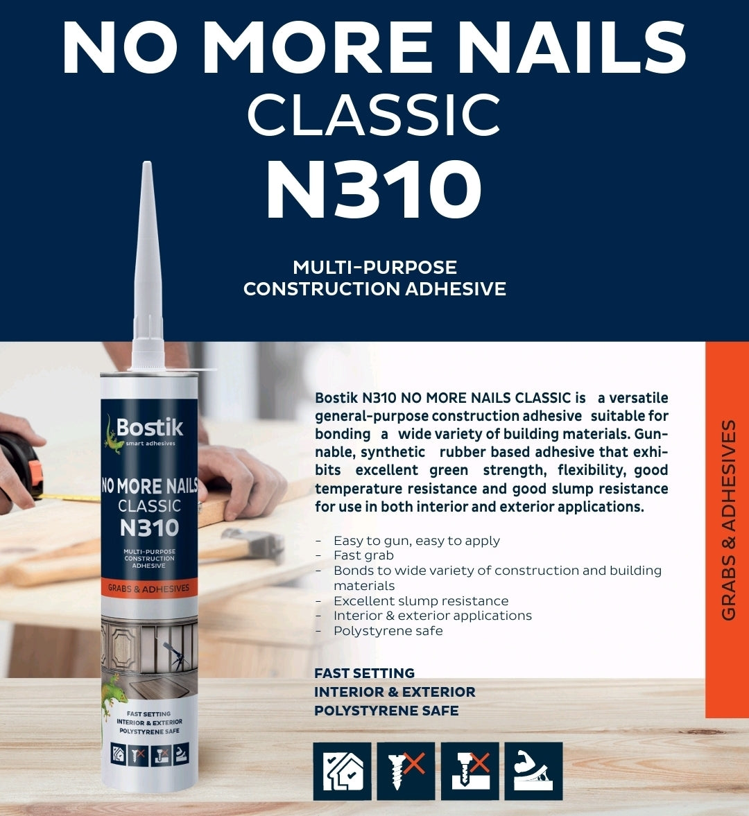 NO MORE NAILS 320G