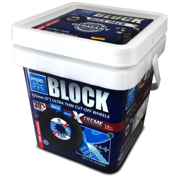 PFERD 100 BLOCK BUCKET PACK ( SOLD AS 1 BUCKET )