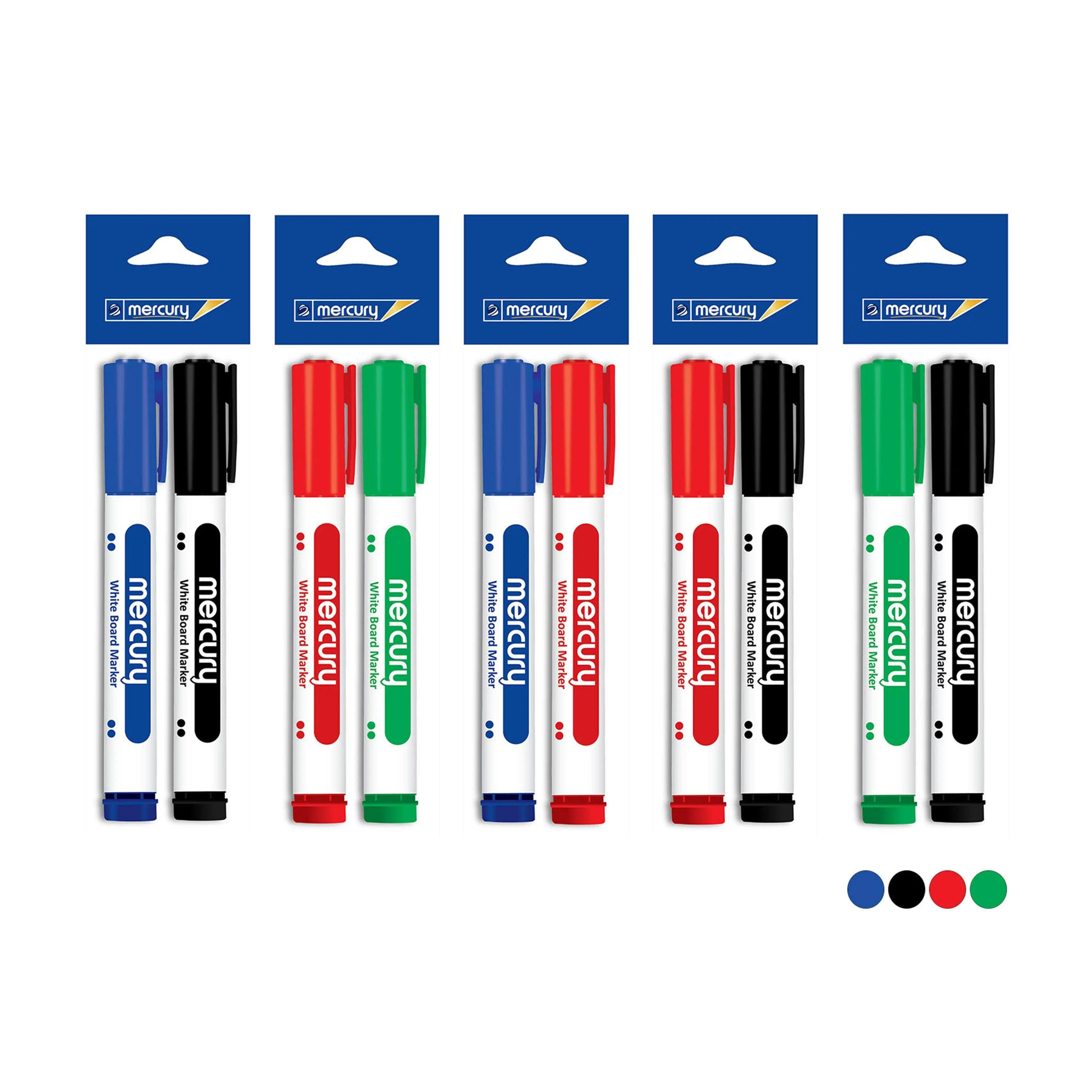 WHITEBOARD MARKER ASSORTED 4PK