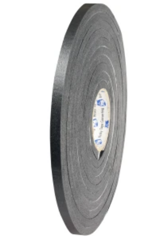 FOAM SEALING TAPE GREY WITH LINER 12MM X 6M X 10MM