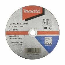 MAKITA 230 X 2.5 X 22MM METAL CUT DISC - 25PK