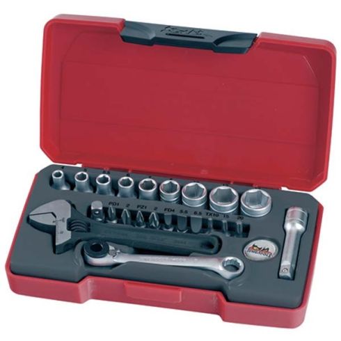 TENG T1423 23 PC 1/4" DR TOOL SET