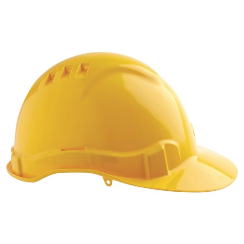 V9 HARD HAT VENTED - FLURO YELLOW