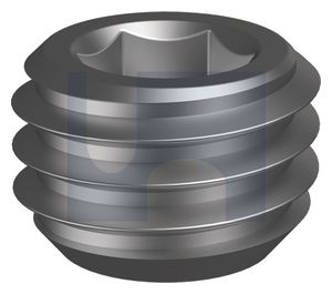 BSP PRESSURE PLUG STEEL INT HEX PLN - 1/8