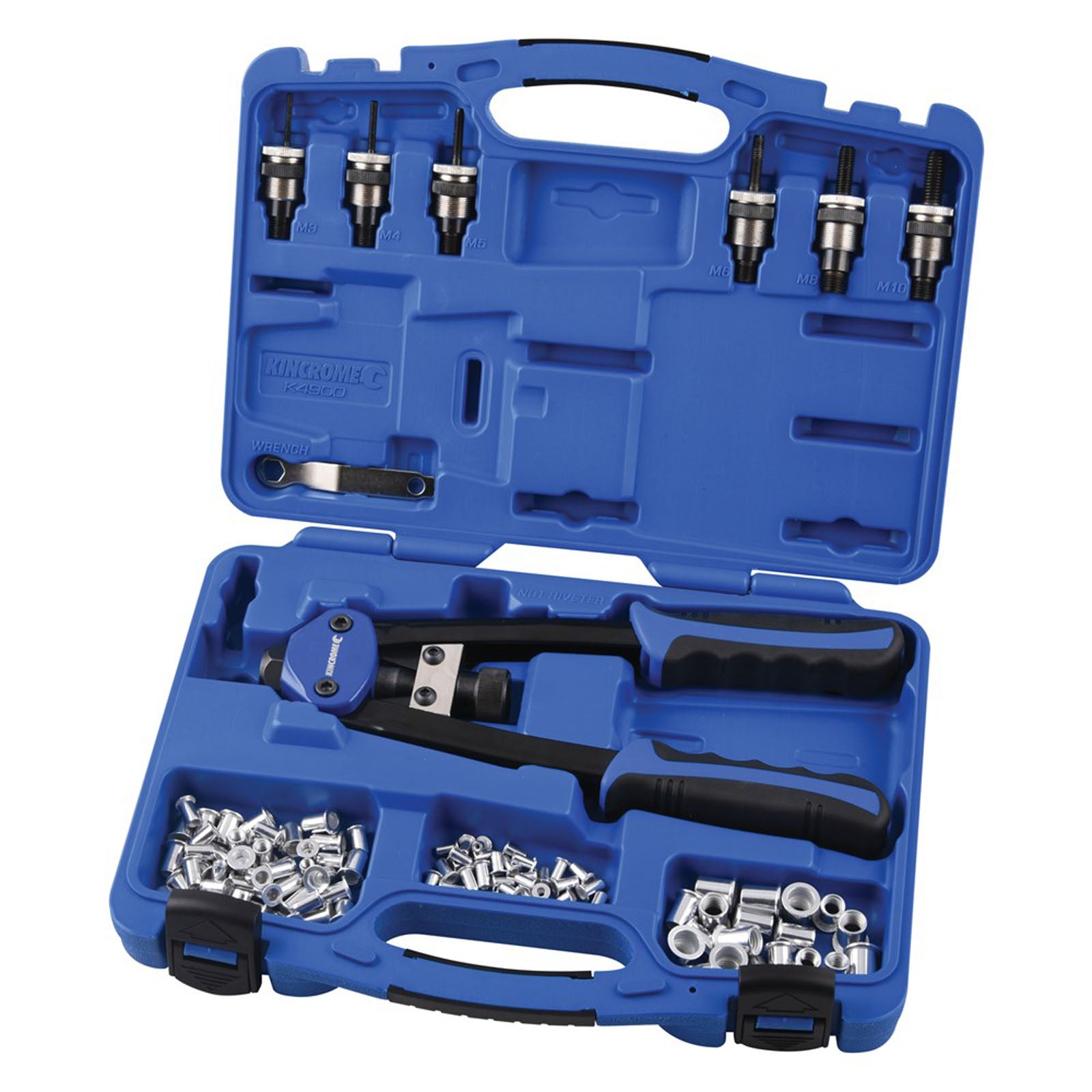 KINCROME K4900 NUT RIVETER TWIN HANDLE 68 PCE