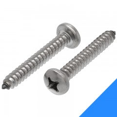 2G X 3/8 PAN PHILLIPS DR SS-304  SELF TAPPING SCREW