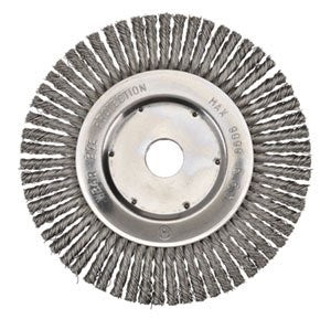 125MM 0.5MM 39 KNOTS PIPELINE WHEEL BRUSH WITH 22.2MM BORE