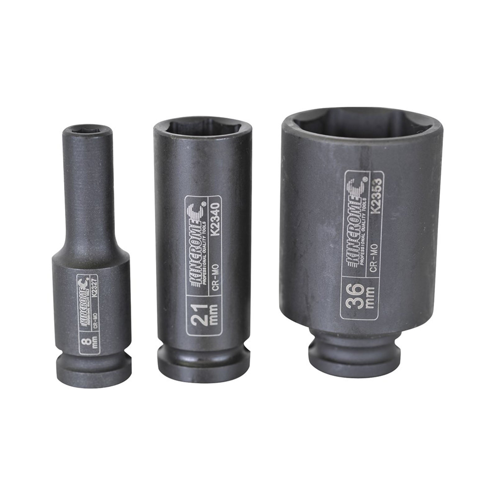 KINCROME DEEP IMPACT SOCKET 1/2" DRIVE 21MM