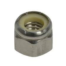 NYLOC NUT 304 STAINLESS UNF 6-32