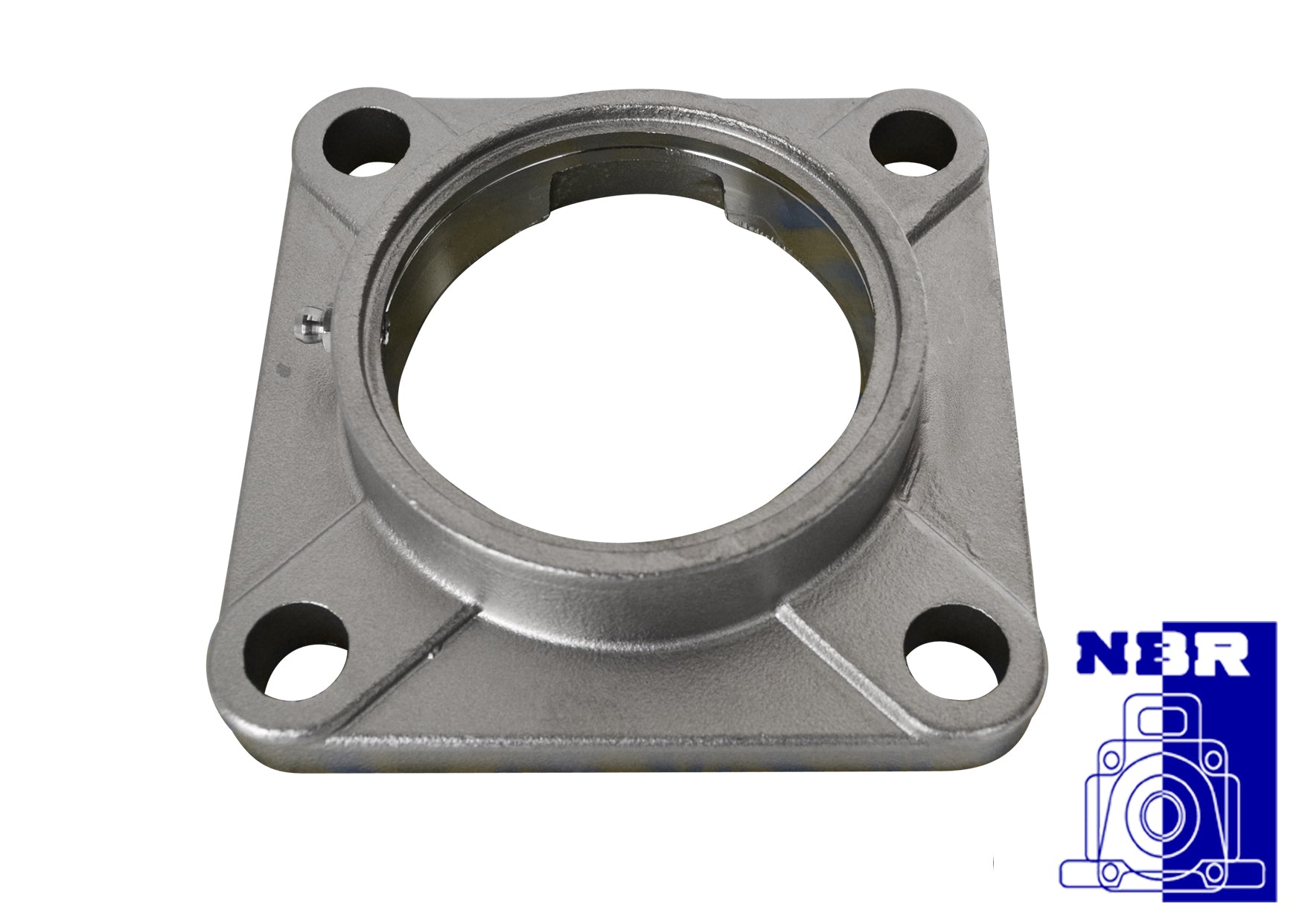 F206 BEARING STAINLESS STEEL 4-BOLT FLANGE HOUSING