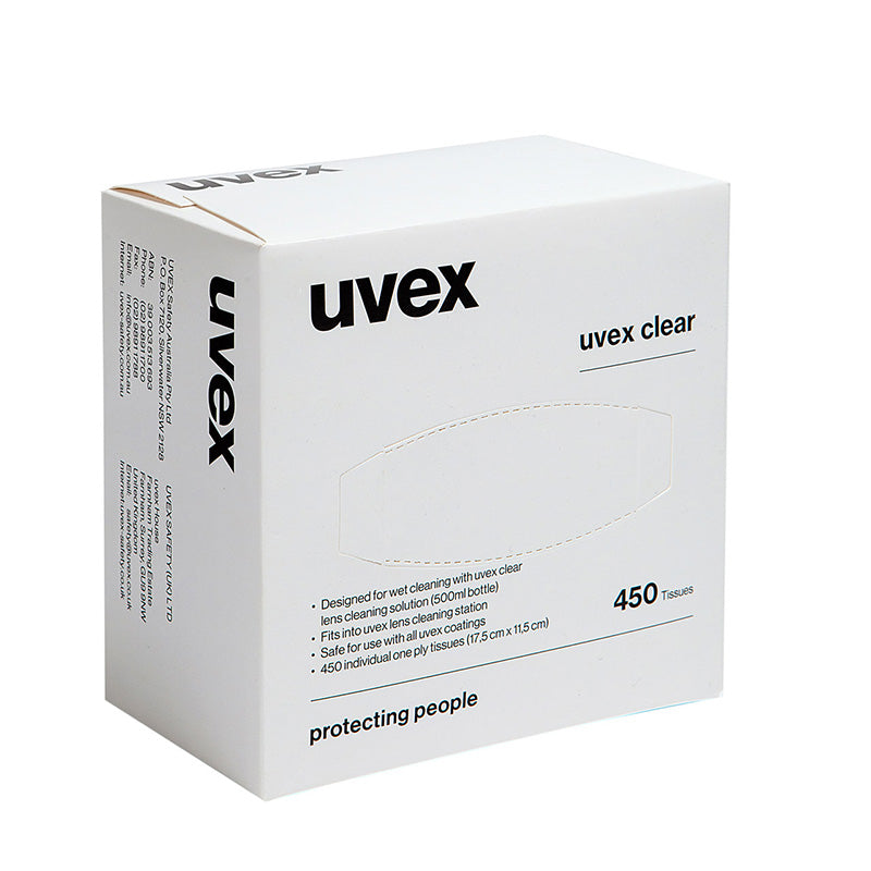 UVEX REPLACEMENT TISSUES - PACK OF 450 TISSUES
