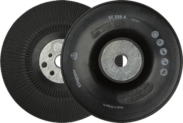 TURBO/ RIBBED  BACKING  PAD 178XM14-2.00 FIBRE DISC