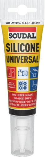 SOUDAL UNIVERSAL SILICONE  80ml WHITE