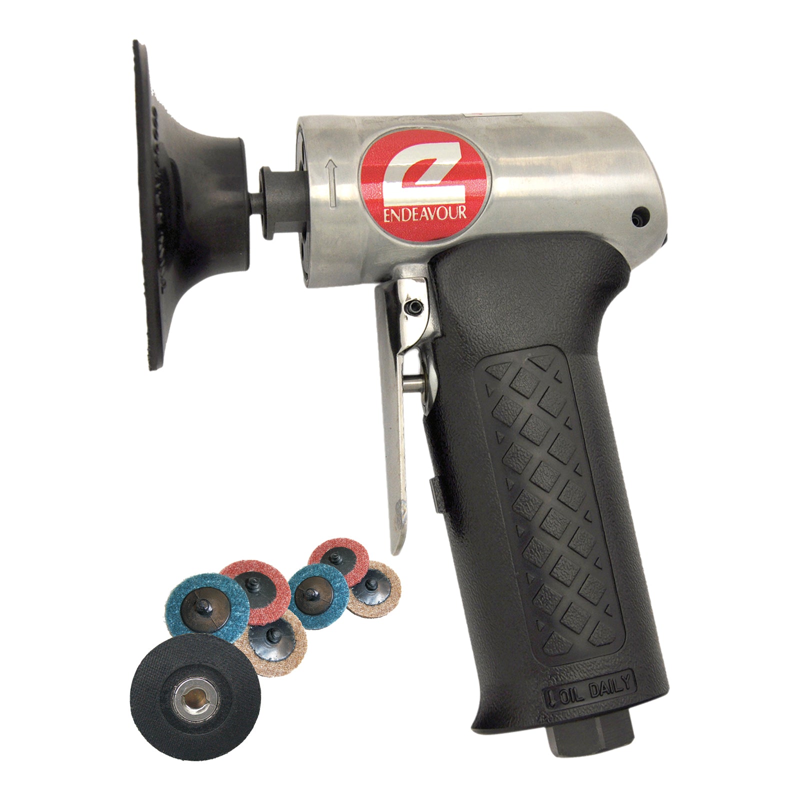 2 HIGH-SPEED PISTOL GRIP SANDER INCLUDING 1 PAD 3 DISC 16000