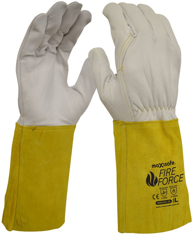 FIREFORCE EXTENDED CUFF RIGGER GLOVE - KEVLAR STITCHED - MEDIUM