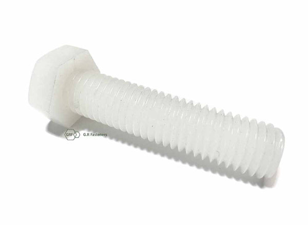 M8 X 40MM HEX HD SET SCREW NYLON