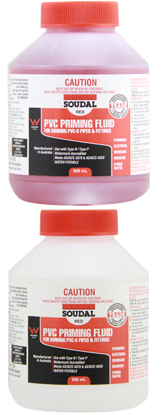 SOUDAL PVC PRIMING FLUID RED  125ml RED