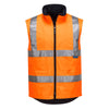 POLAR FLEECE REVERSIBLE VEST ORANGE LGE