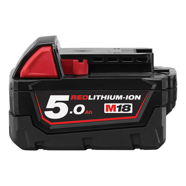 MILWAUKEE 18V 5.0AH RED LITHIUM-ION BATTERY M18B5