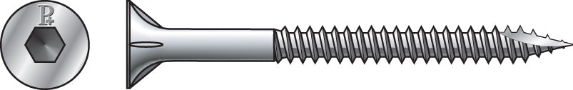 14g x 125 Batt Scr T17 5mm Hex C3