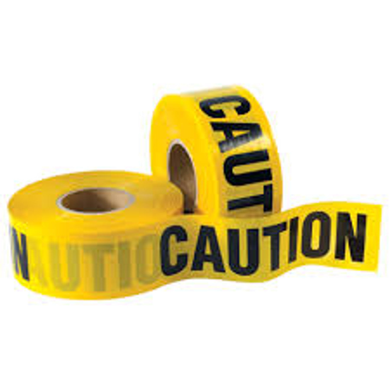 CAUTION TAPE YELLOW BLK BC100