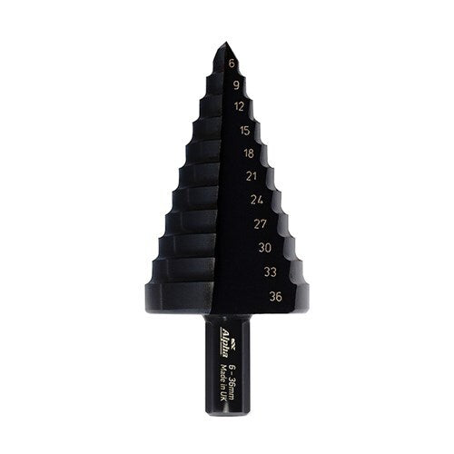 Sprial Step Drill 13St M6-36 T-MAX QR