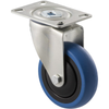 100MM BLUE RUBBER SWIVEL CASTOR WHEEL