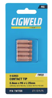 CIGWELD TWE 1 CONTACT TIP 0.9MM