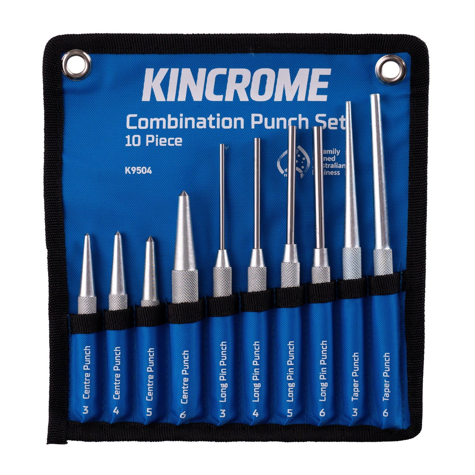 KINCROME K9504 COMBINATION PUNCH SET 10 PIECE