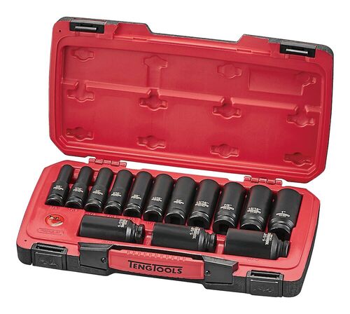 TENG IMPACT IMPACT SOCKET SET 1/2" DRIVE AF 14 PIECES