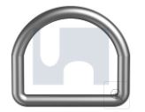 D RING WELDED 304 DIA 6 X 50