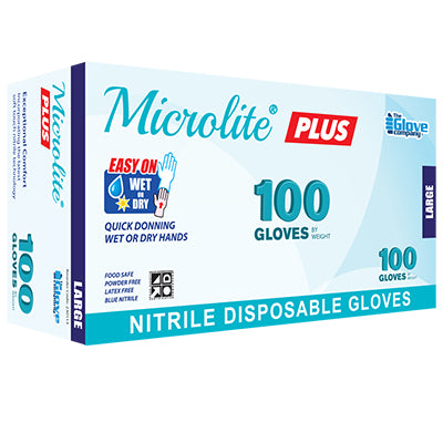 NITRILE ORANGE DISPOSABLE GLOVES SIZE L BOX 100