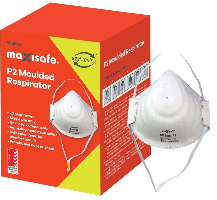 P2 RESPIRATOR, BOX OF 20